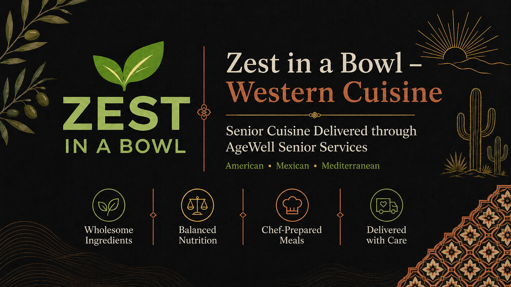 Zest in a Bowl - Western - logo image